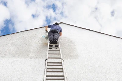 Peinture extérieure à Domeyrat — façades et ravalement